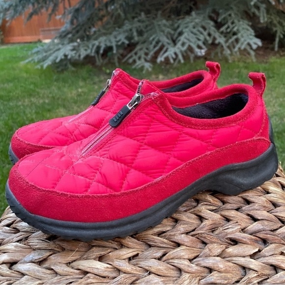 Lands End Slip-on Comfortable Slip Resistant Low Top Red Shoes Womens Size 8.5 - Picture 7 of 7